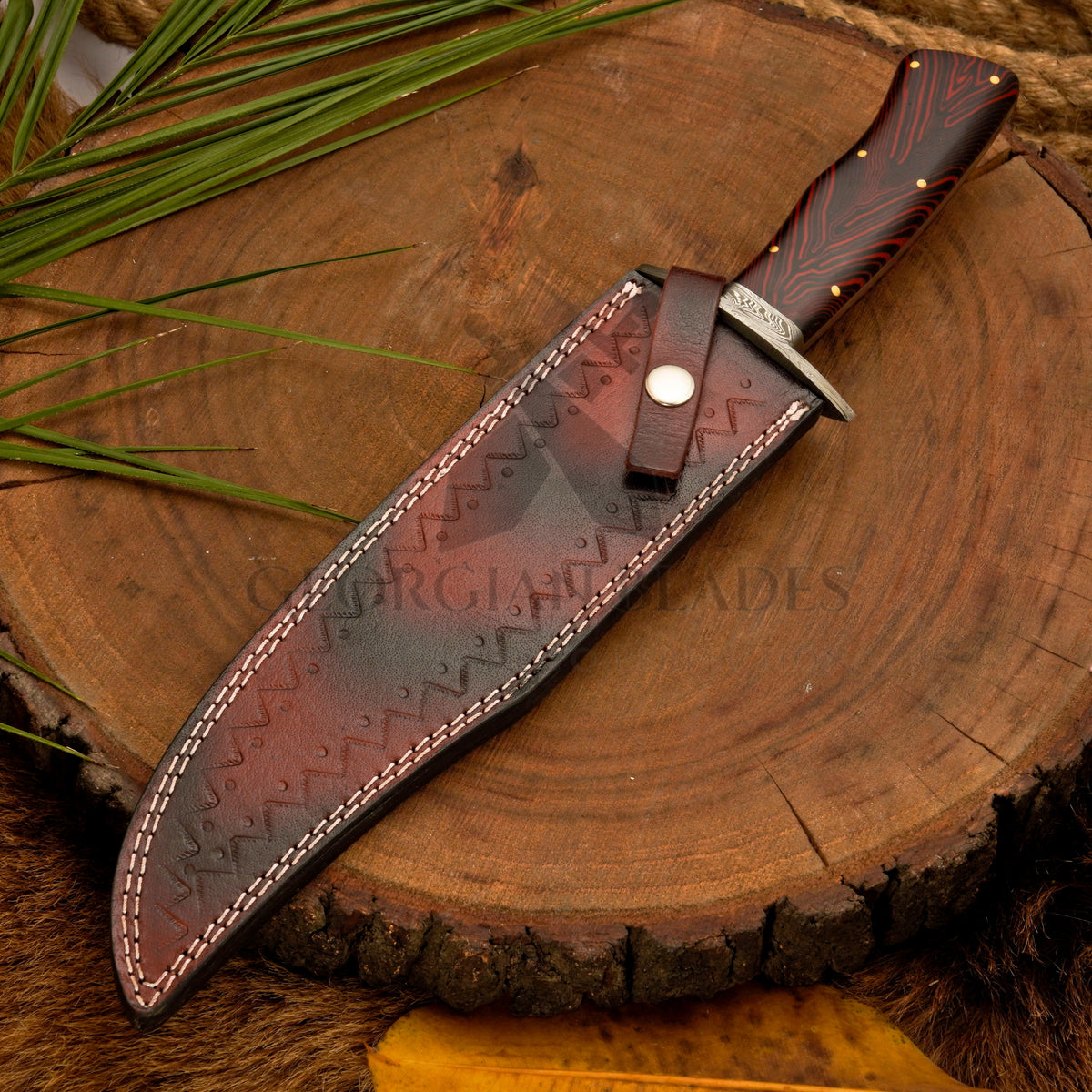 Long Creek Bowie knife with sheath