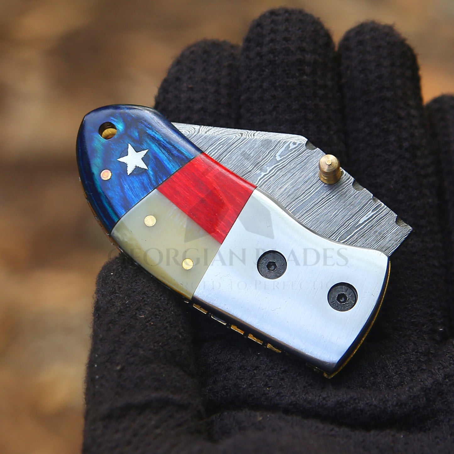 Paul Revere Knife – Hand-Forged 5" Damascus EDC | Best-Selling 3-Pack Option