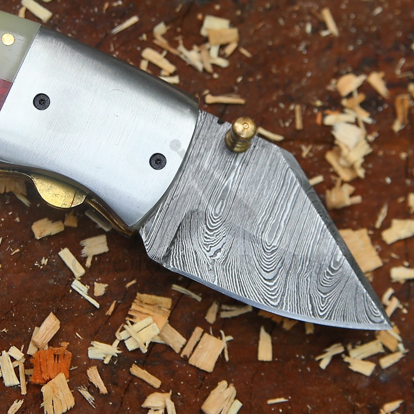 Paul Revere Knife – Hand-Forged 5" Damascus EDC | Best-Selling 3-Pack Option