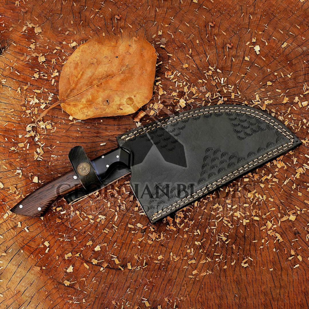 The Marine Master - Hand made Damascus Steel Serbian Styled Chef Knife