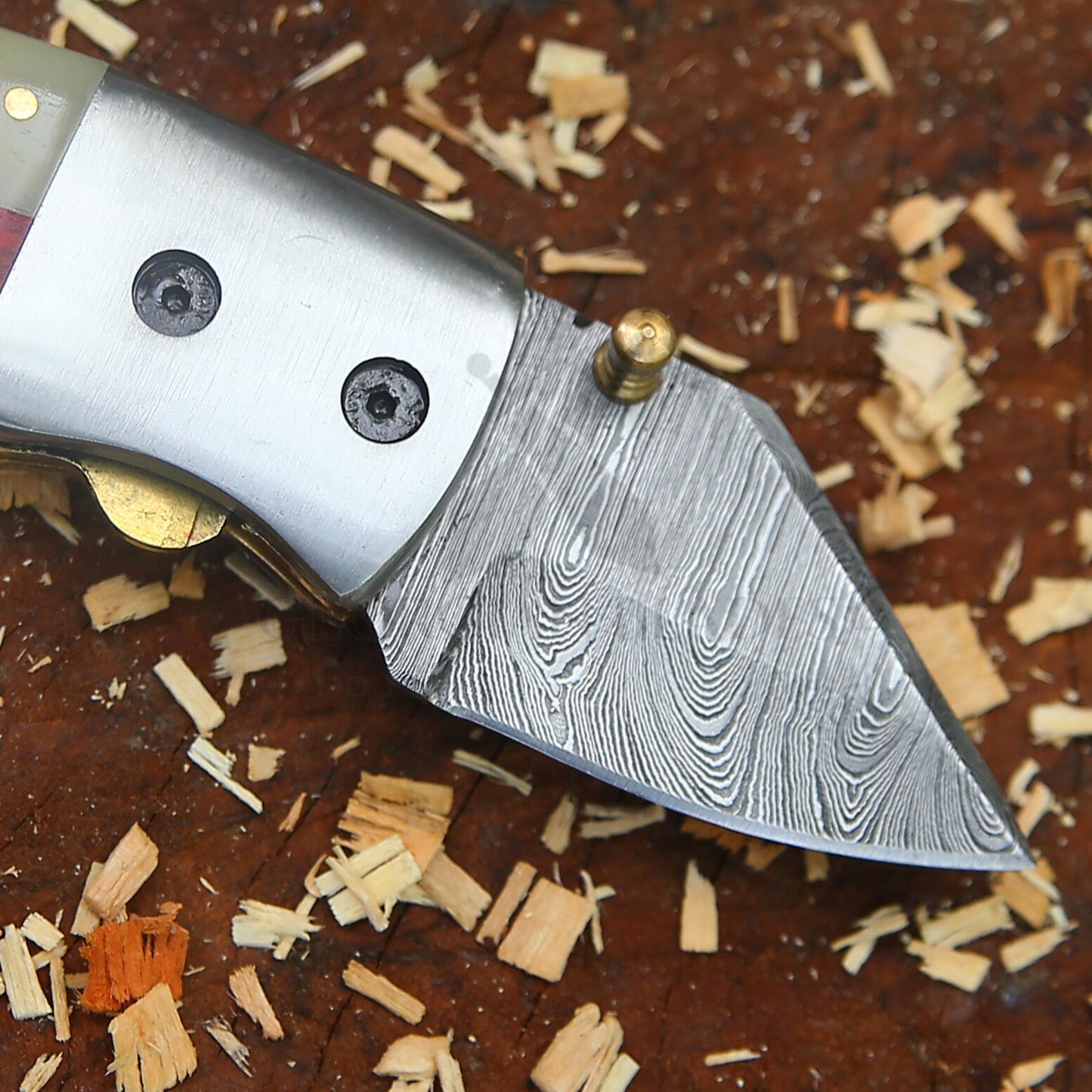 Paul Revere Knife – Hand-Forged 5" Damascus EDC | Best-Selling 3-Pack Option