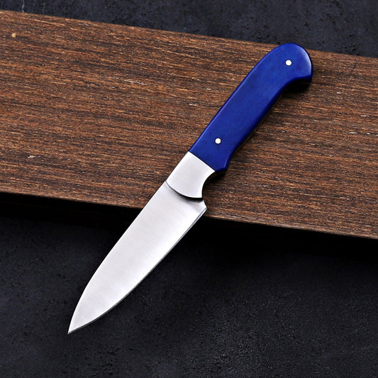 The Waters Chef Knife Set – Premium 5-Piece D2 Steel Kitchen Knife Set with Bone Handles & Folding Leather Sheath