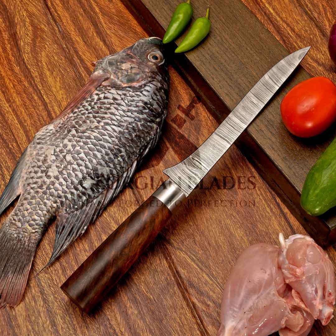 Majestic Forge Damascus Chef Knife Set - Precision-Crafted Elegance for the Modern Culinary Artist