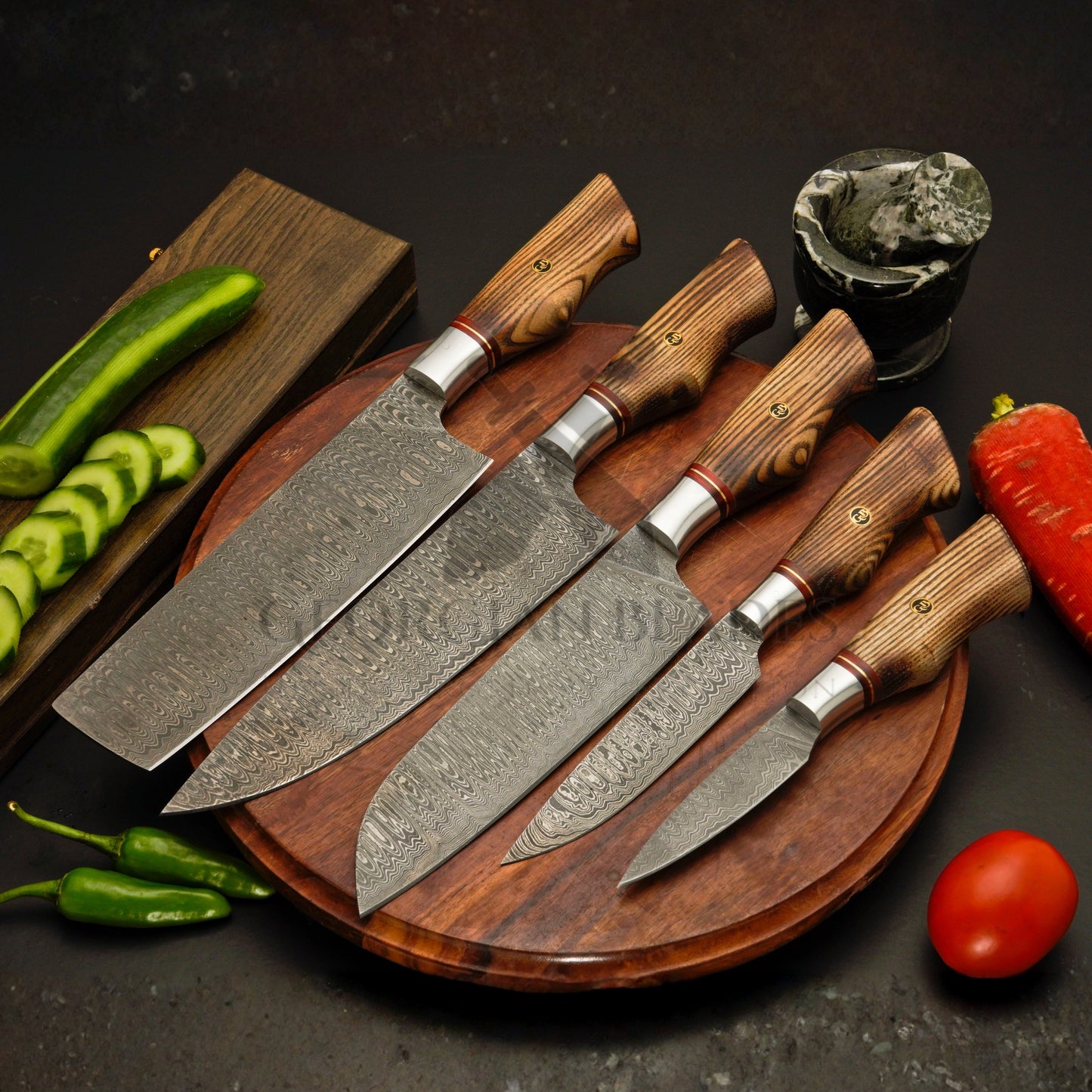 Damascus Heirloom Series: Signature Chef Collection