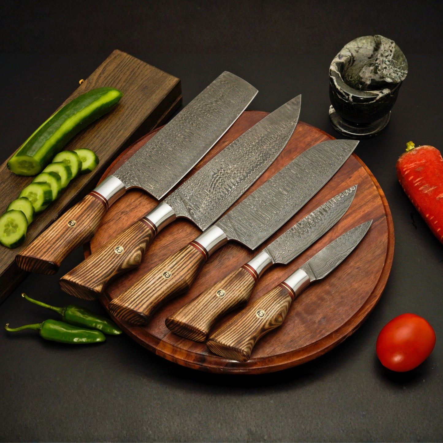 Damascus Heirloom Series: Signature Chef Collection