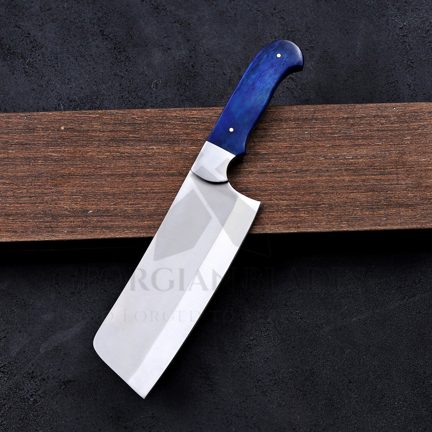 The Waters Chef Knife Set – Premium 5-Piece D2 Steel Kitchen Knife Set with Bone Handles & Folding Leather Sheath