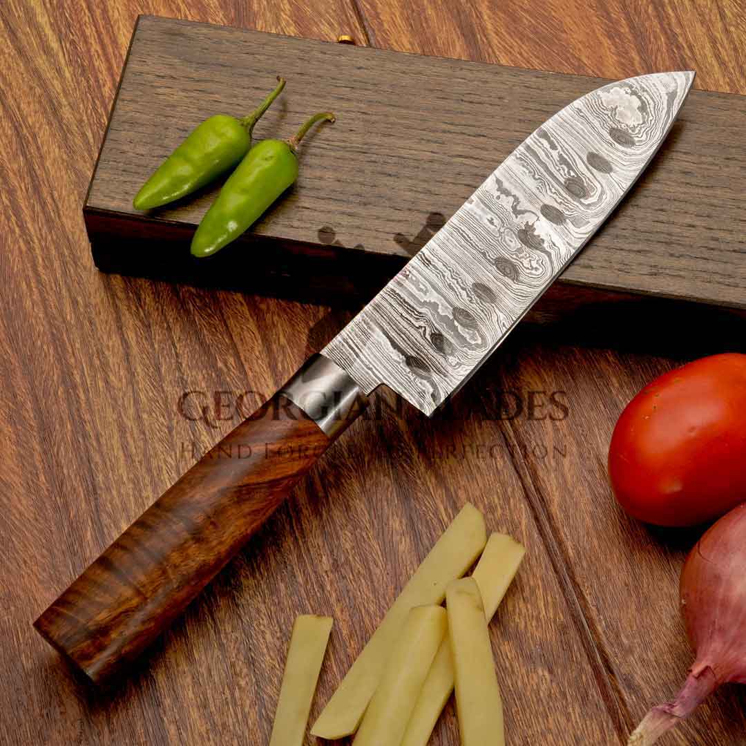 Majestic Forge Damascus Chef Knife Set - Precision-Crafted Elegance for the Modern Culinary Artist