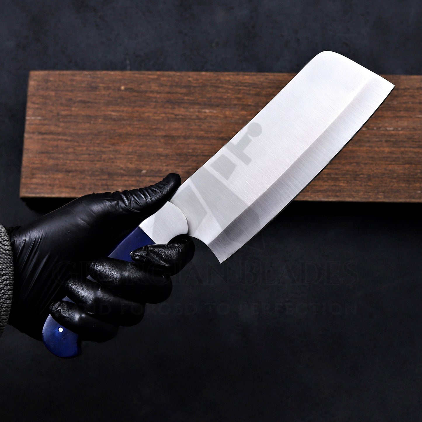 The Waters Chef Knife Set – Premium 5-Piece D2 Steel Kitchen Knife Set with Bone Handles & Folding Leather Sheath