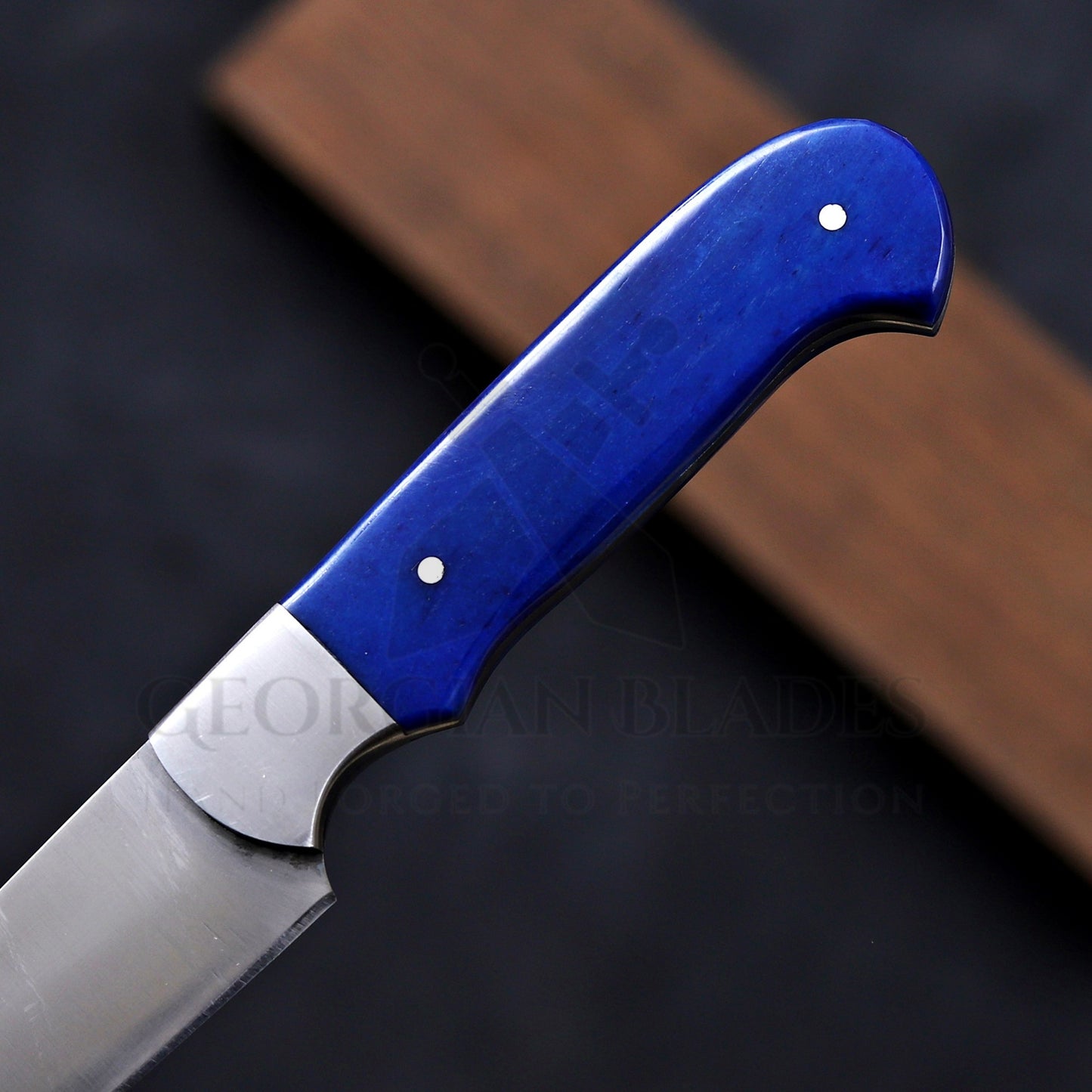 The Waters Chef Knife Set – Premium 5-Piece D2 Steel Kitchen Knife Set with Bone Handles & Folding Leather Sheath